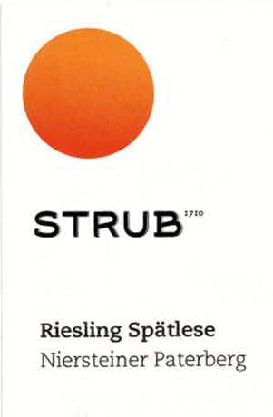 Weingut J. & H.A. Strub Niersteiner Paterberg Riesling Spätlese 2017