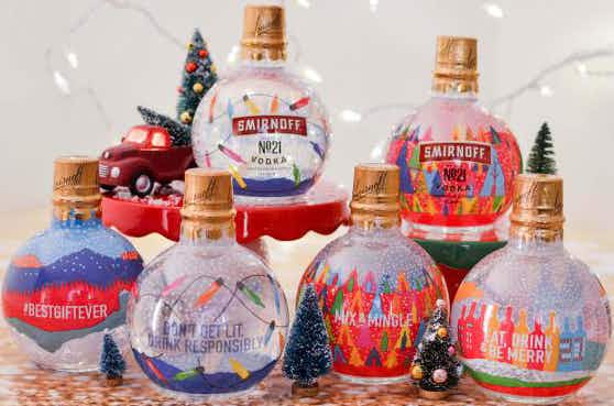 Smirnoff Classic No. 21 Holiday Ornaments