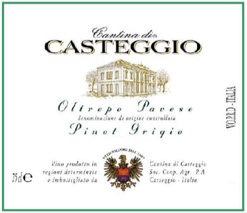 Cantina di Casteggio Pinot Grigio 2017