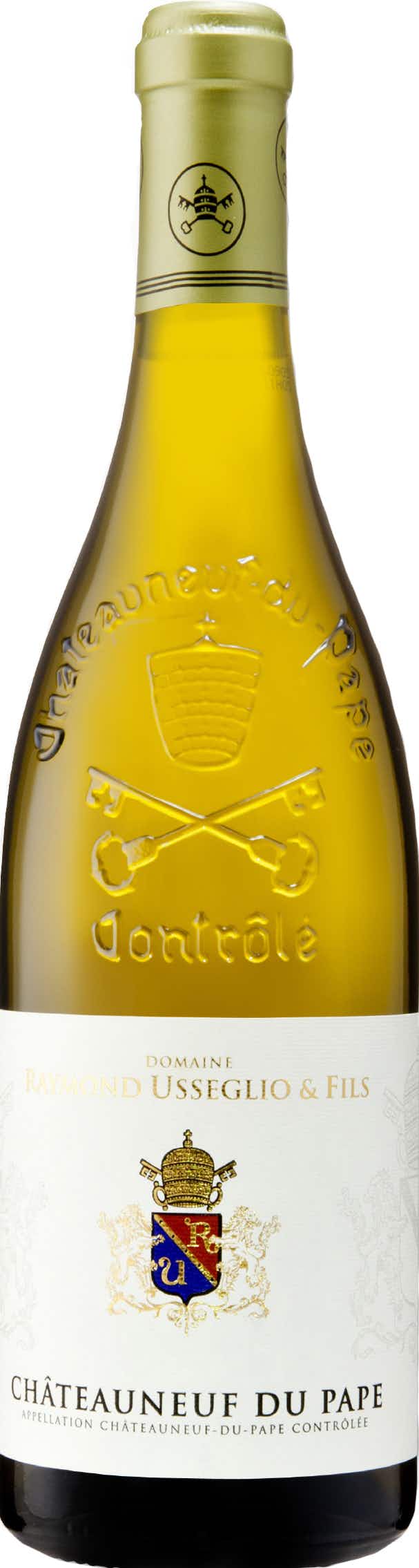 Domaine Raymond Usseglio CHATEAUNEDU PAPE BLANC 15 750ML domaine raymond usseglio chateauneuf du pape roussane pur blanc 2015