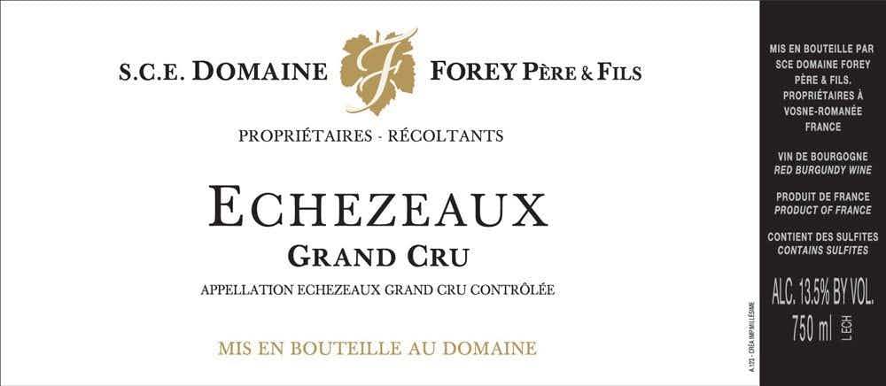 Domaine Forey Pere et Fils ECHEZEAUX 2015