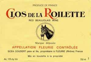 Clos de la Roilette Fleurie 2017