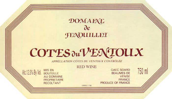 Domaine de Fenouillet Côtes de Ventoux 2017