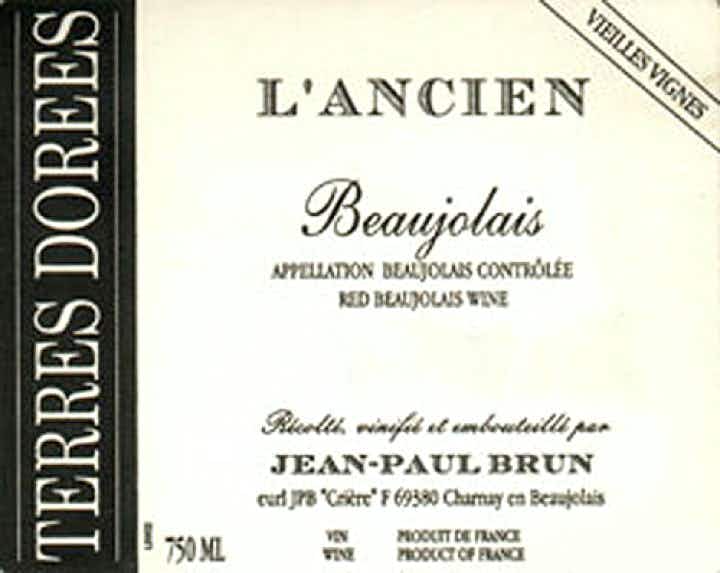 Domaine des Terres Dorees Beaujolais l'Ancien Vieilles Vignes 2017