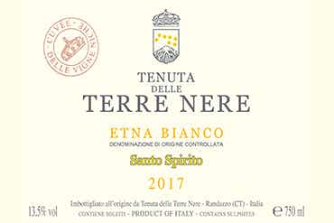 Tenuta delle Terre Nere Etna Bianco Cuvee delle Vigne Niche Santo Spirito 2017