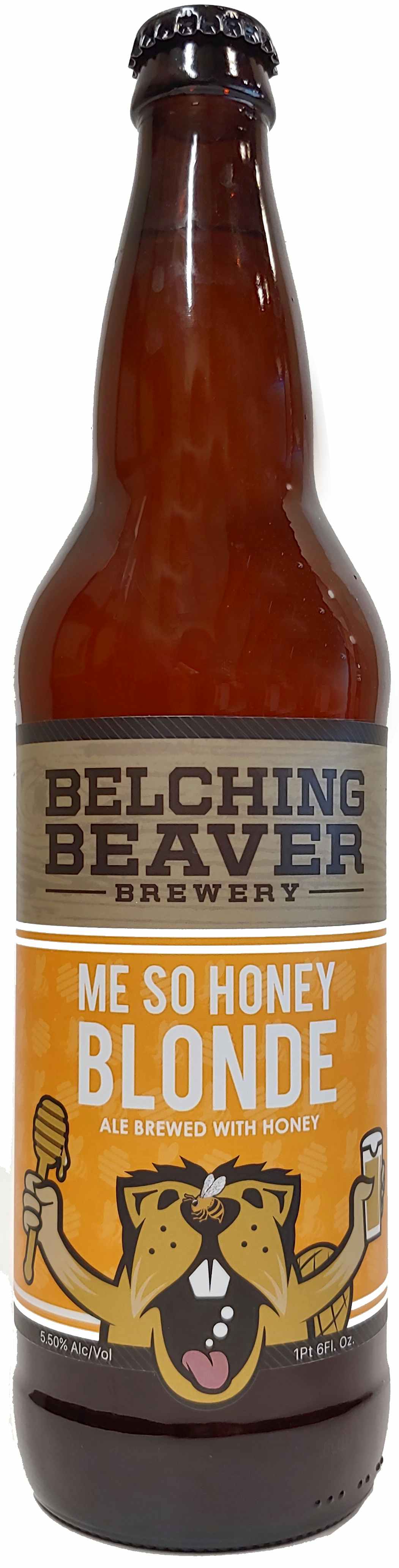 Belching Beaver Me So Honey - Honey Wheat Ale 22oz Bottle