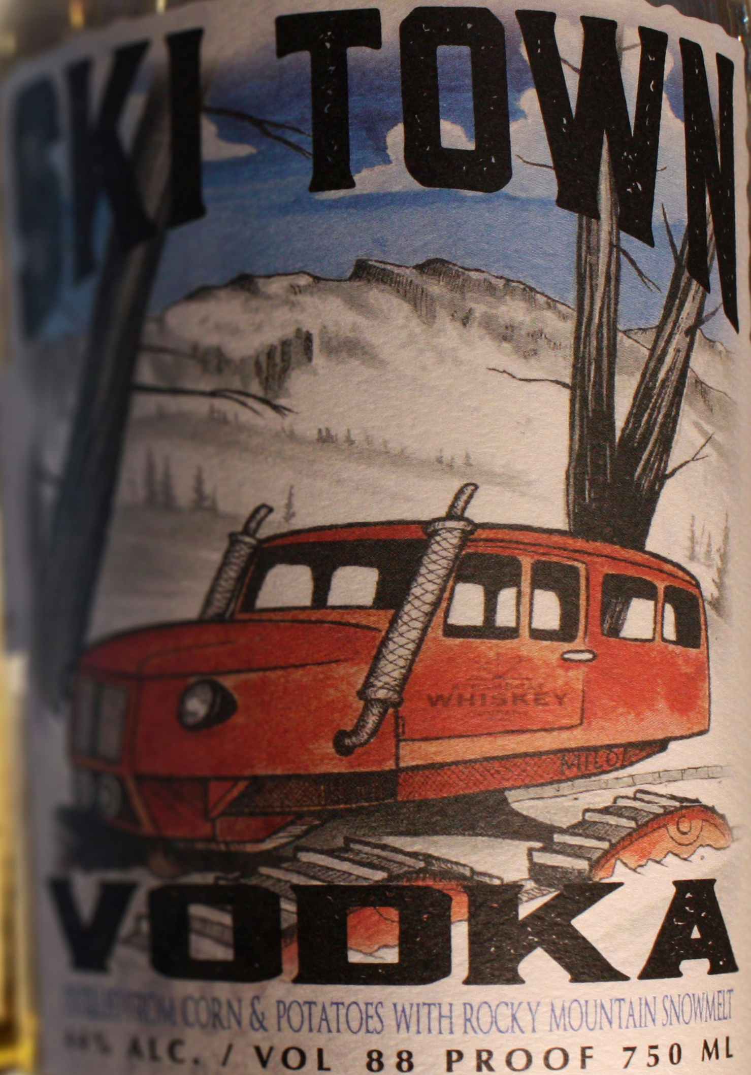 Steamboat Whiskey Company Ski Town Vodka