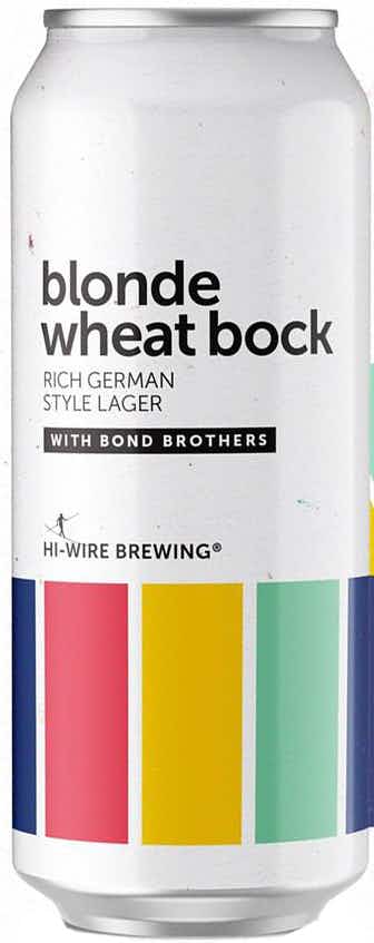 Hi-Wire Brewing Bond Brothers Collaboration Blonde Wheat Bock 4 pack 16oz