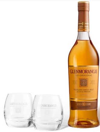 Glenmorangie The Original Single Malt Scotch Whisky Glass Set 10 year old