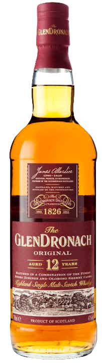 Glendronach Original Highland Single Malt Scotch Whisky 12 year old