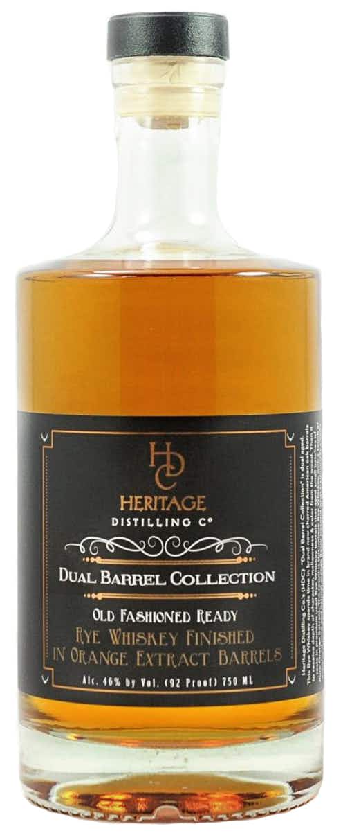 Heritage Distilling Company Dual Barrel Old Fashioned Ready Rye Whiskey