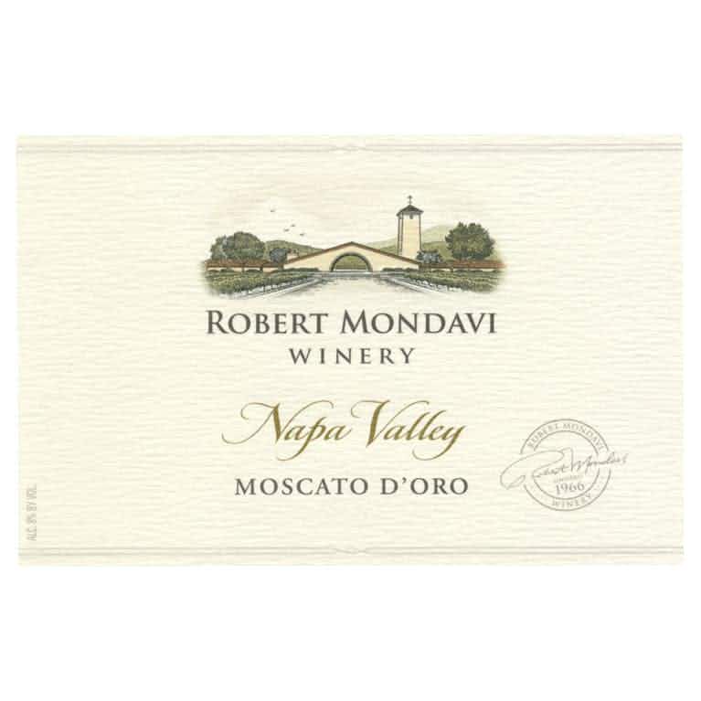 Robert Mondavi Napa Valley Moscato d'Oro 2015 375ml