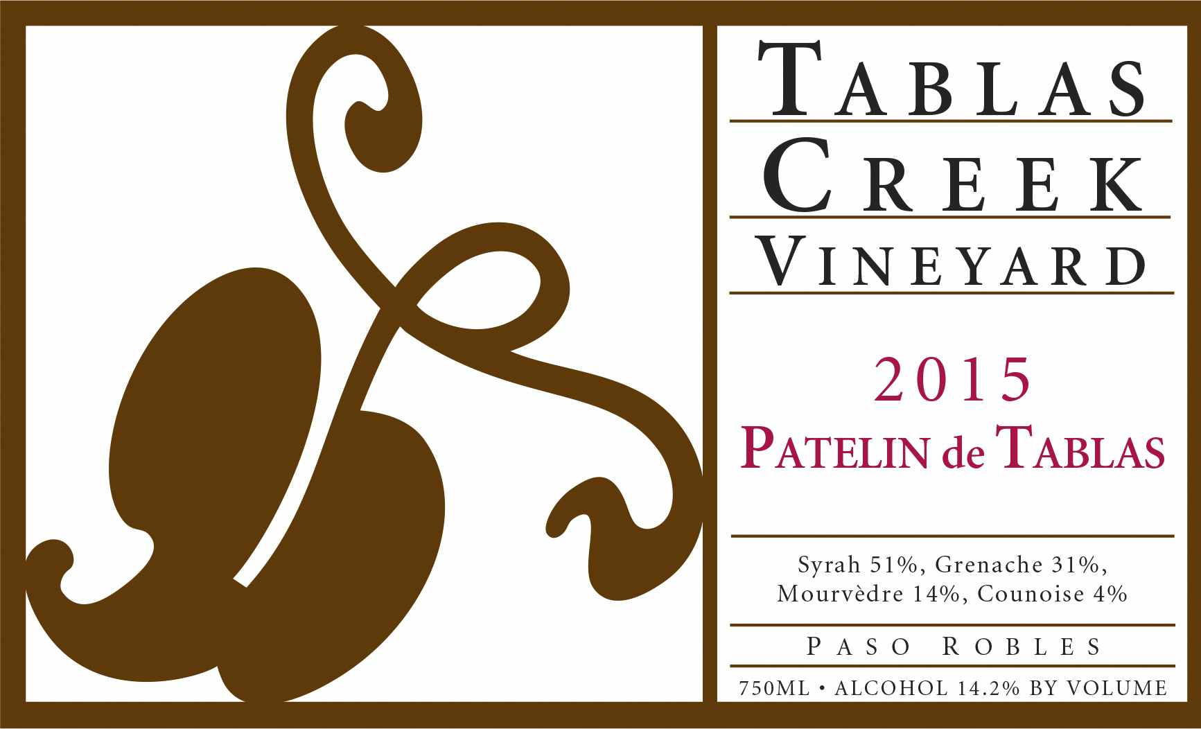 Tablas Creek Patelin de Tablas 2015