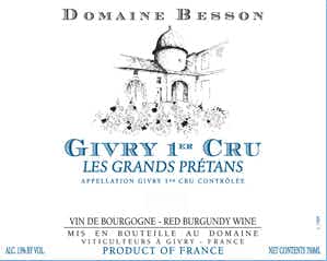 Xavier Besson Givry Les Grands Pretans 2016