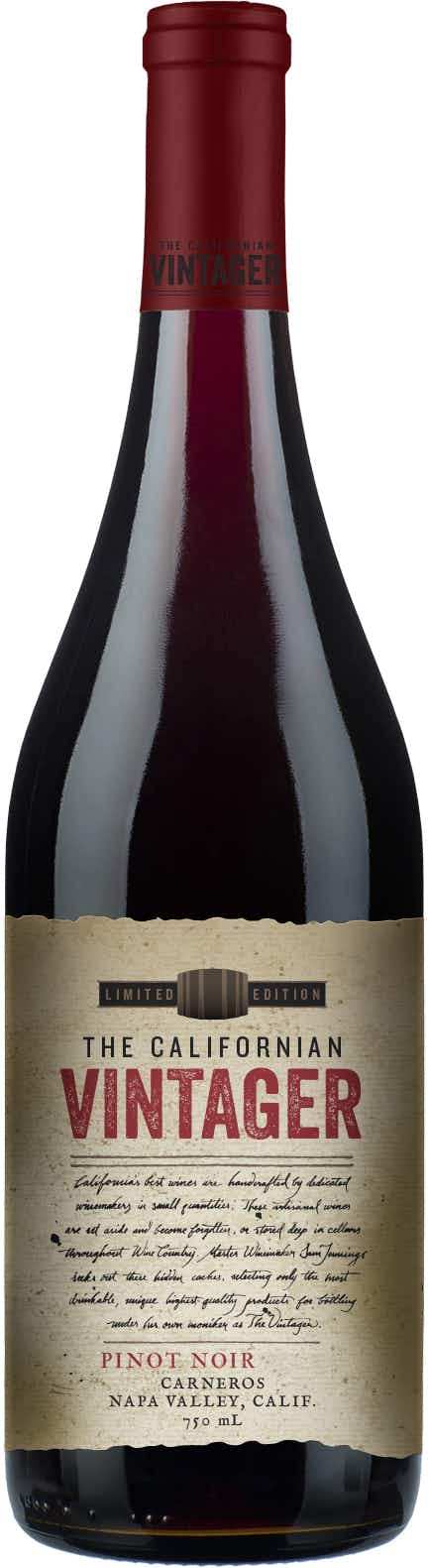 The Californian Vintager Pinot Noir 2012