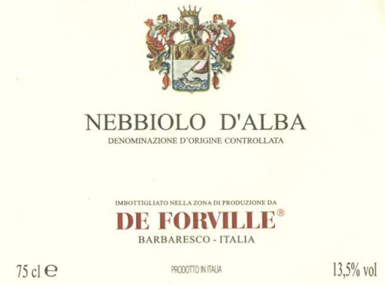 De Forville Nebbiolo d'Alba 2016