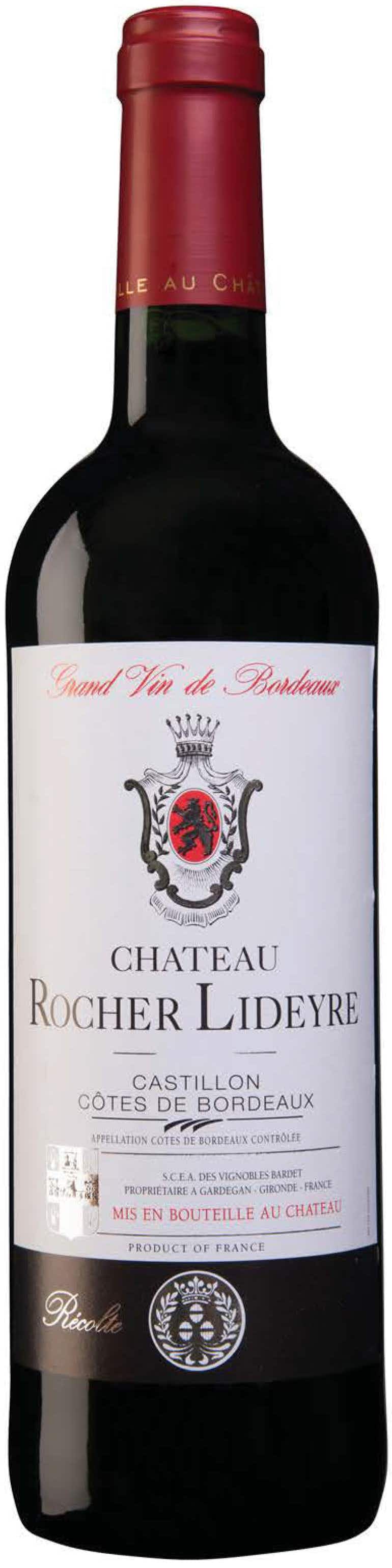 Chateau Rocher Lideyre Cotes de Castillon 2012