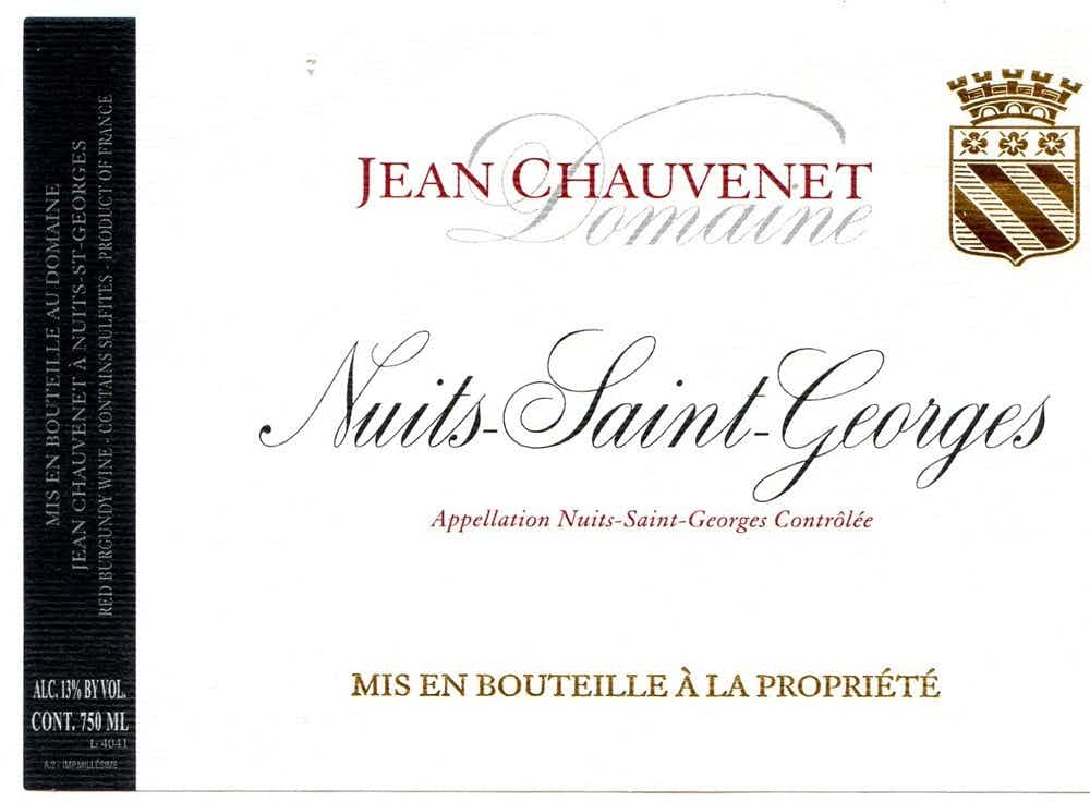 Domaine Jean Chauvenet Nuits St Georges 2012