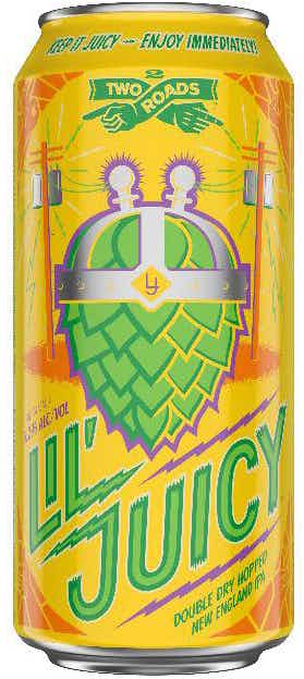 Two Roads Brewing Company Lil' Juicy IPA 4 pack 16oz Can