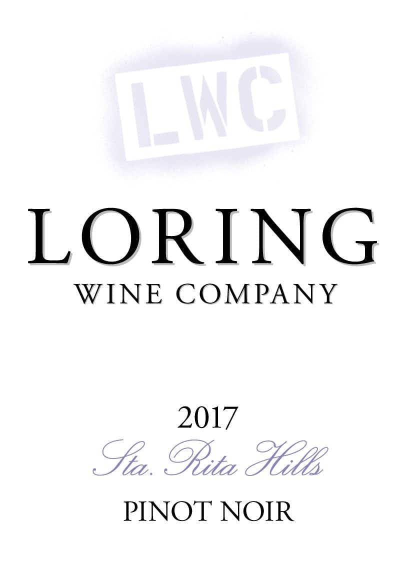 Loring Wine Company Sta. Rita Hills Pinot Noir 2017