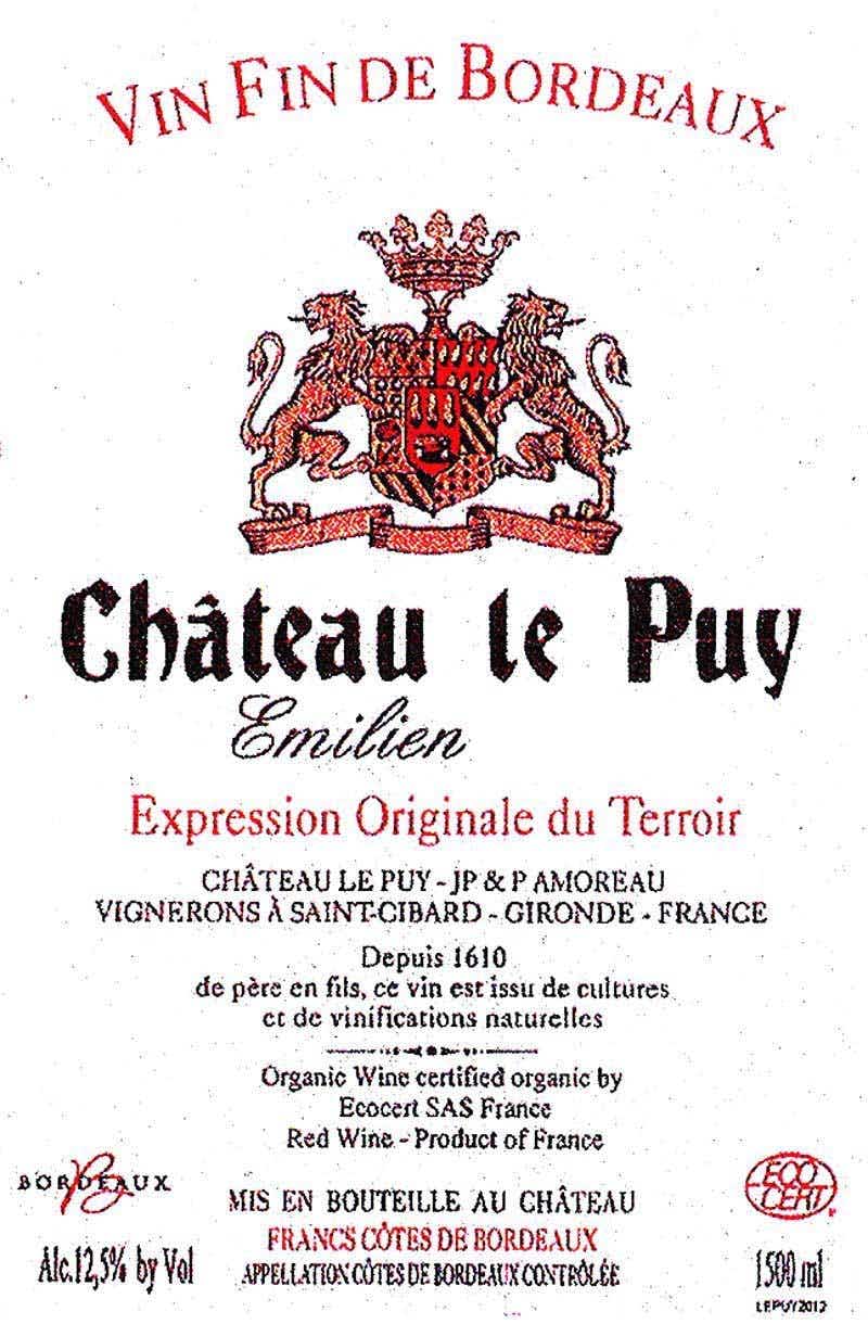 Chateau Le Puy Emilien 2015