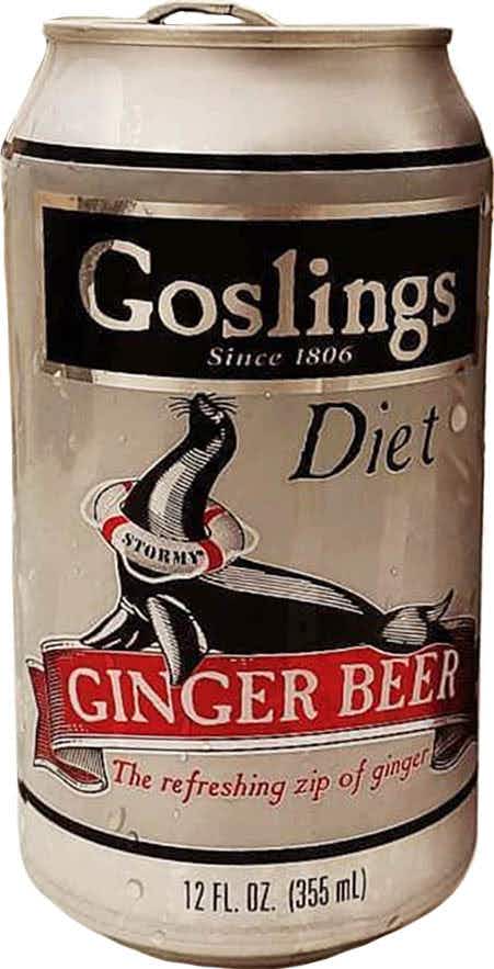 Gosling's Diet Ginger Beer 6 pack 355ml Can