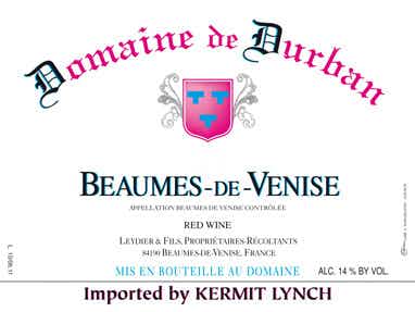 Domaine de Durban Beaumes de Venise 2017