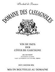 Domaine des Cassagnoles Vin de Pays des Cotes de Gascogne 2017