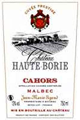 Chateau Haute Borie Malbec Cahors 2015