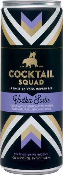 Cocktail Squad Vodka Soda 4 pack 355ml Can