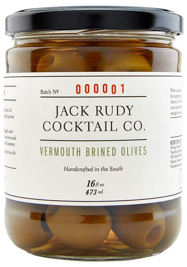Jack Rudy Cocktail Co. Vermouth Brined Olives 500ml