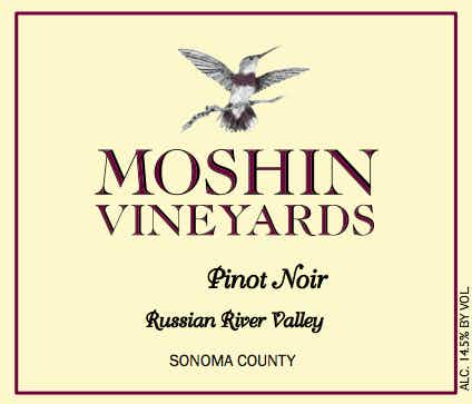 Moshin Russian River Valley Pinot Noir 2014