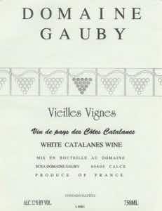Domaine Gauby Vieilles Vignes Blanc 2014