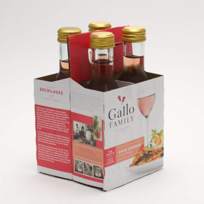 Gallo Family Vineyards White Zinfandel 4 pack 187ml