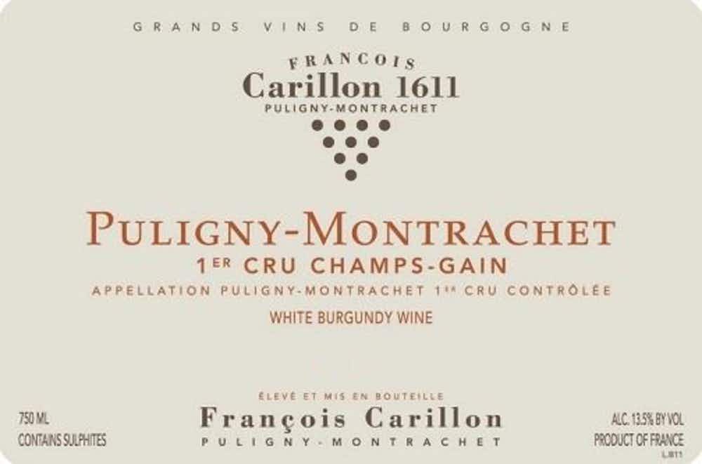 Domaine Francois Carillon Puligny Montrachet Champs Gain 2015