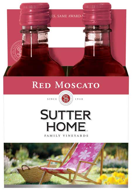 Sutter Home Red Moscato 4 pack 187ml