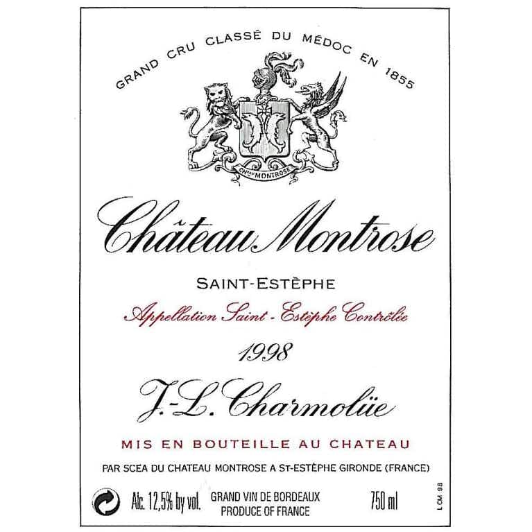 Chateau Montrose St. Estephe 1998