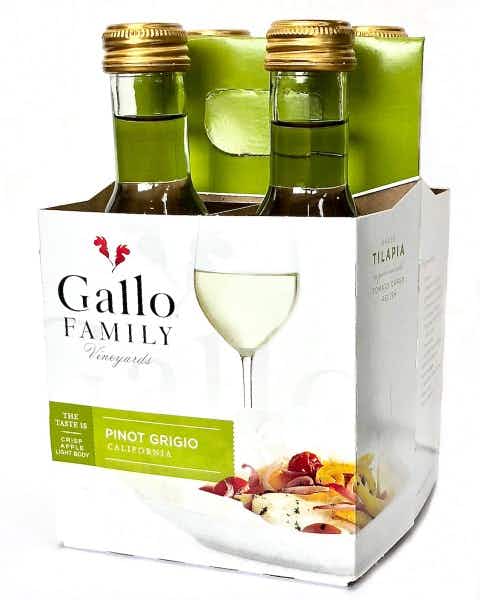 Gallo Family Vineyards Pinot Grigio 4 pack 187ml