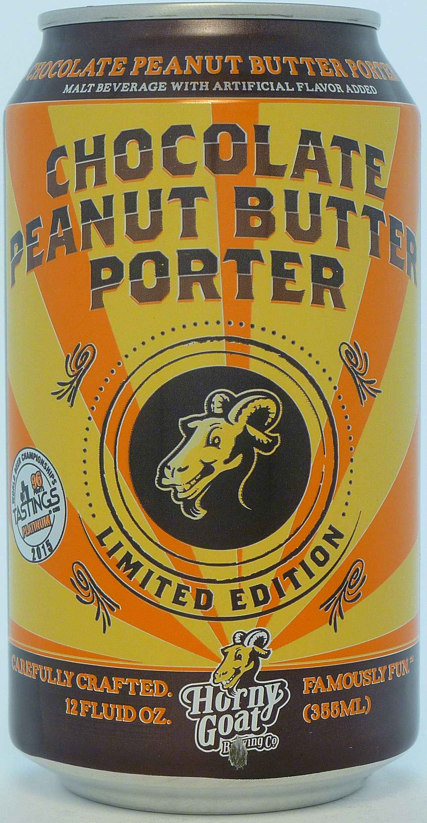 Horny Goat Brewing CHOCOLATE PEANUT BUTTER PORTER 6PK CANS 12 oz 6 pack 12oz