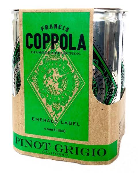 Francis Ford Coppola Diamond Series Emerald Label Pinot Grigio 250ml Can