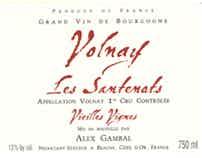 Alex Gambal Volnay Les Santenots Vieilles Vignes 2005