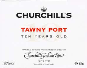 Churchill's Tawny Port 10 year old