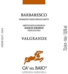Ca' del Baio Barbaresco Valgrande