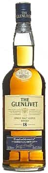 The Glenlivet Single Malt Scotch Whisky 18 year old