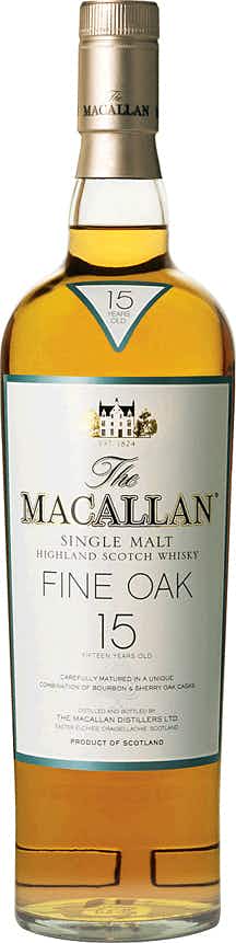 Macallan Fine Oak Single Malt Scotch Whisky 15 year old