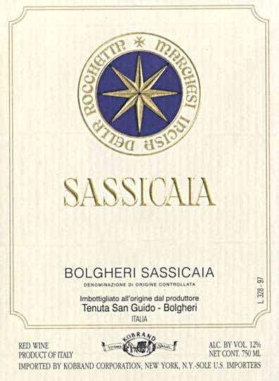 Tenuta San Guido Sassicaia 2003