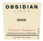 Obsidian Ridge Cabernet Sauvignon 2005