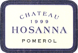 Château-Hosanna Pomerol 1999 1.5L