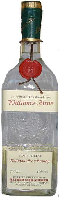 Schladerer Williams Birne Pear Brandy
