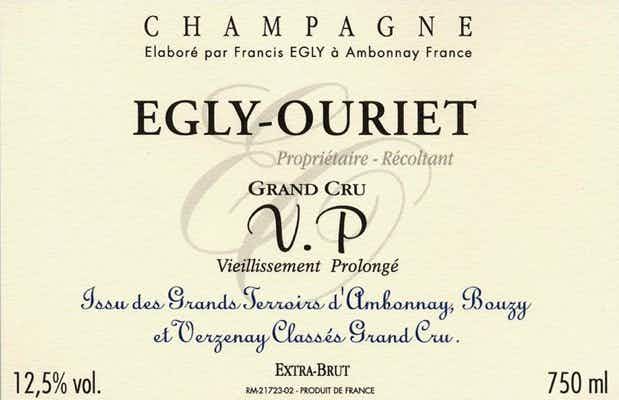 Egly-Ouriet Extra Brut V.P. Vieillissement Prolongé